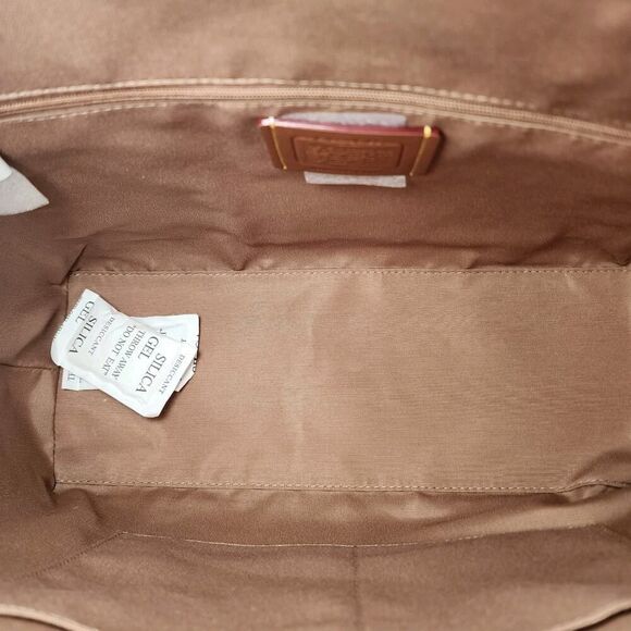 NWT COACH CAA71 Gallery Tote Bag In Signature Canvas With Cherry On Top - Picture 5 of 7